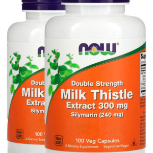 Extrato Cardo Mariano 300mg 100cáps Importado 2un Now Foods