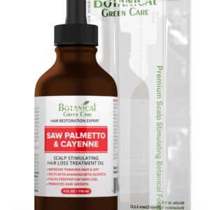 Óleo De Couro Cabeludo Para Crescimento Capilar Saw Palmetto