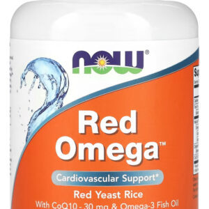 Now Foods Red Omega C0q10 E Levedura Arroz 90 Soft Importado