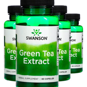 Extrato De Chá Verde 500mg Swanson 60 Caps Importado 4un