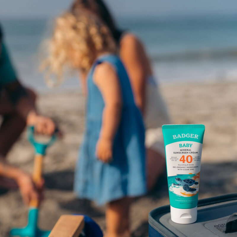 Protetor Solar Badger Spf 40 Baby Mineral 85ml Resistente À - Image 4
