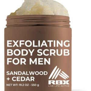 Esfoliante Corporal Rbx Para Homens Com Manteiga De Karité,