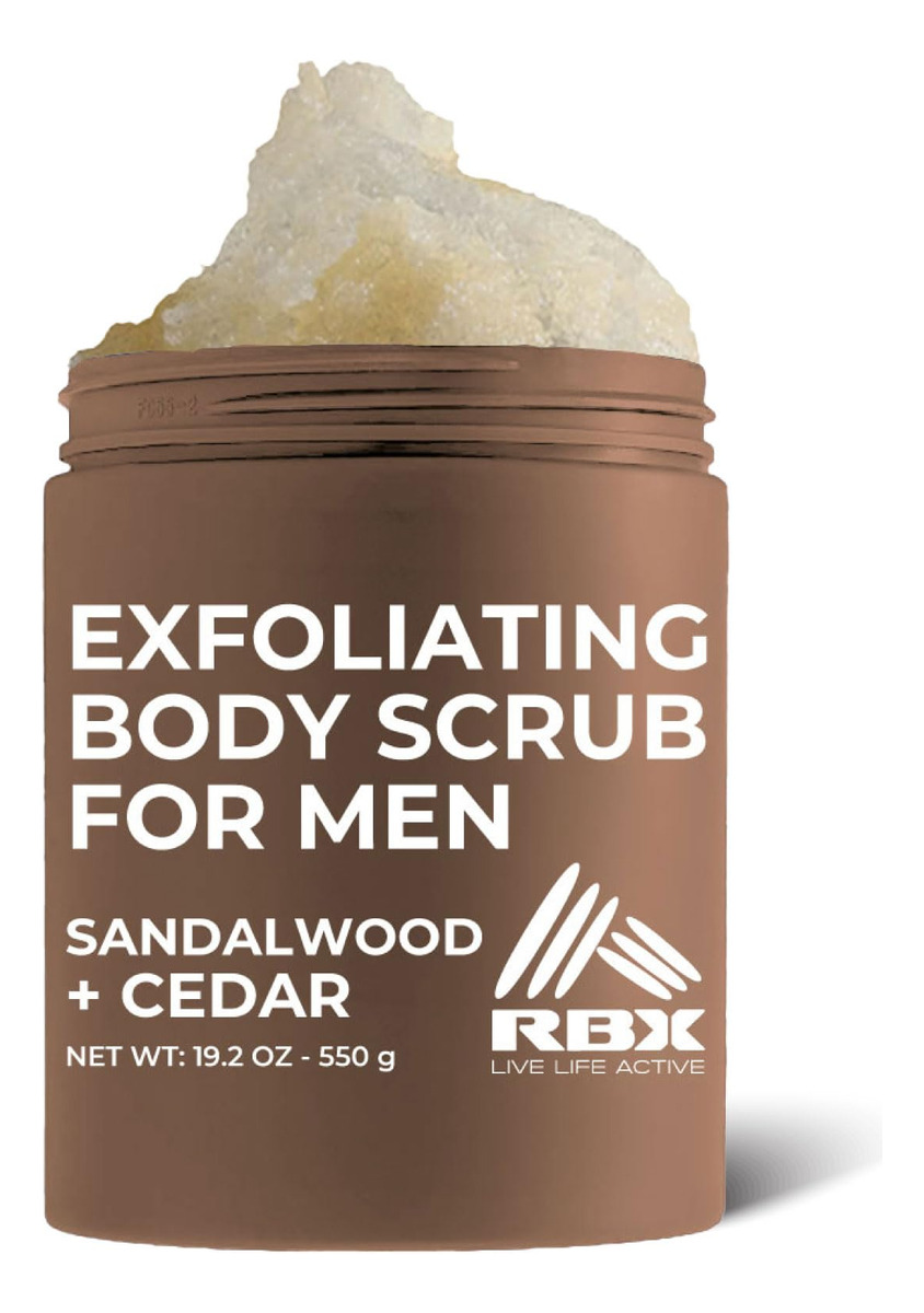 Esfoliante Corporal Rbx Para Homens Com Manteiga De Karité,