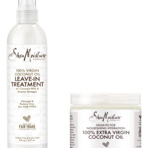 Hidratante E Condicionador Sem Enxágue, Óleo De Coco Hidrata