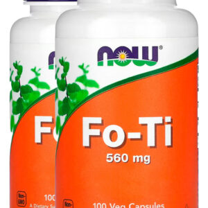 Fo-ti 560mg (he Shou Wu) 100veg Caps Importado 2un Now Foods