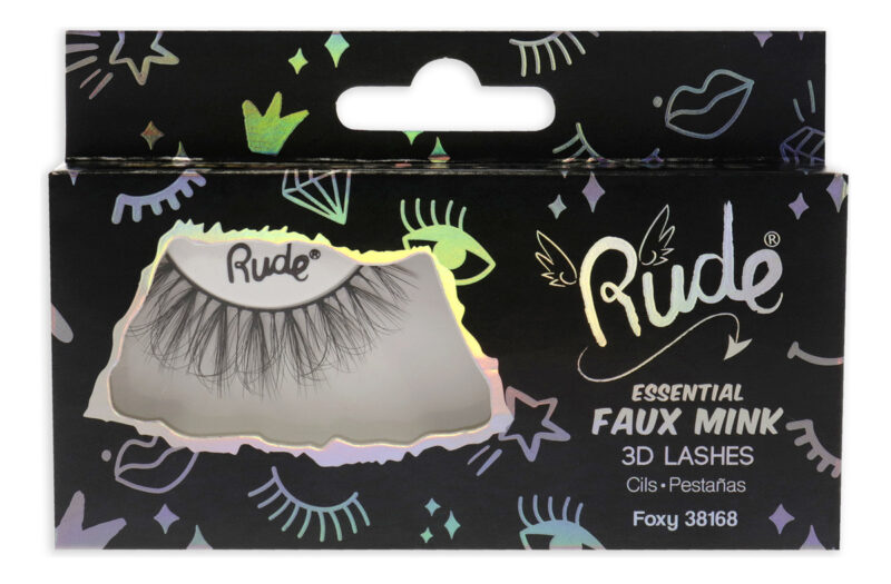 Cílios Faux Mink 3d Essential Foxy Rude Cosmetics - Image 5