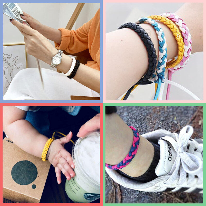 Pulseiras Repelentes De Mosquitos, Buggybands, Couro Pu, Pac - Image 4