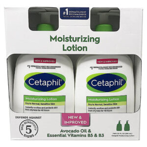 Loção Hidratante Cetaphil 591 Ml (20 Fl. Oz.), Pacote Com 2
