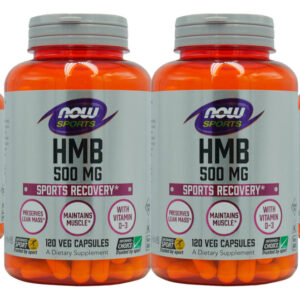 Hmb 500mg Now Foods Com Vitamina D3 120 Veg Caps 4un Sabor Sem Sabor