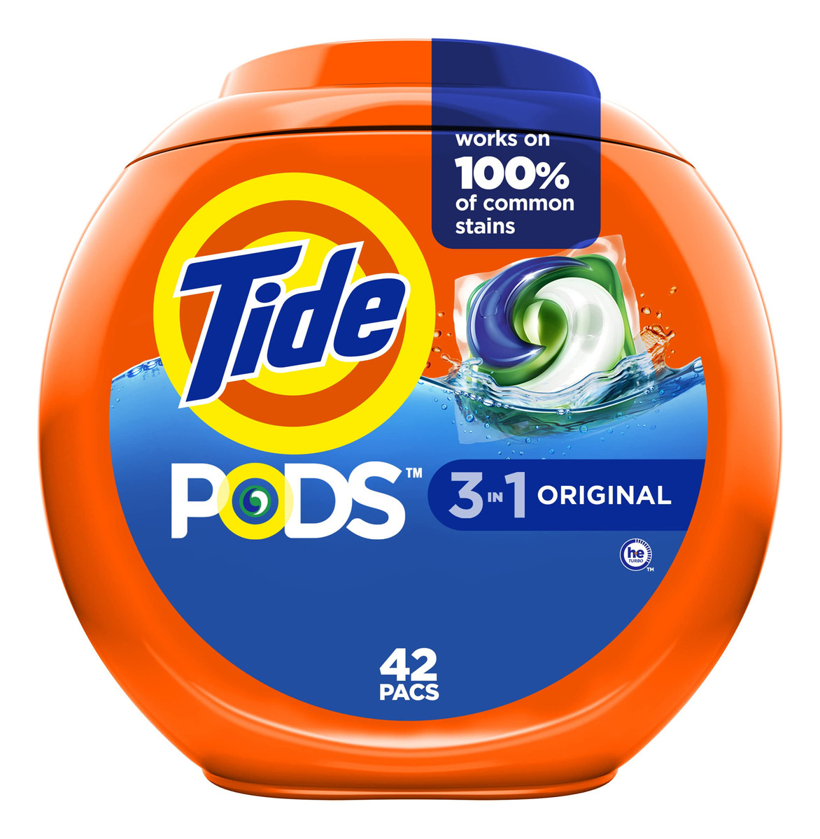 Tide Pods Febreze Sport 42 Cápsulas Original 3 Em 1