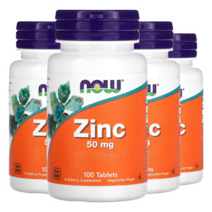 Gluconato De Zinco 50mg Now Foods 100 Tablets Importado 4un