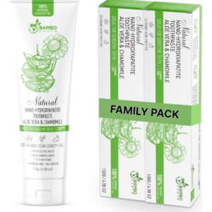 Pasta De Dentes Bamboearth Natural Nano Hydroxyapatite Aloe
