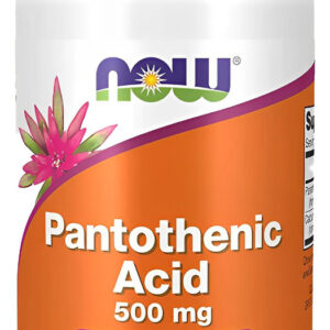 Ácido Pantotênico 500mg Vitamina Complexo B 100cap Now Foods Sabor N/a
