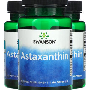 Astaxantina 4mg Swanson 60 Softgels Importado 3un