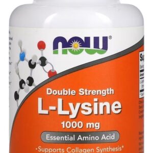 L Lisina Dupla Força 1000mg Now Foods 100tab