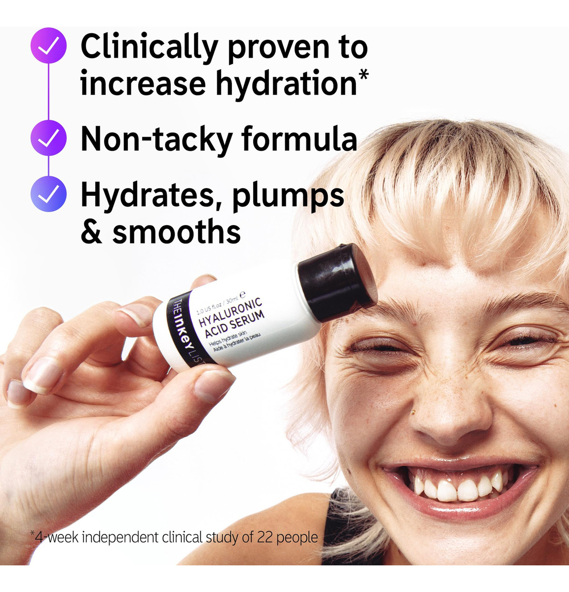 Sérum The Inkey List Ácido Hialurônico 30ml Para Pele Seca - Imagem 5