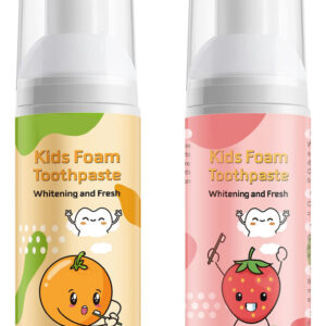 Creme Dental De Espuma Para Crianças Vogsig Com Baixo Teor D