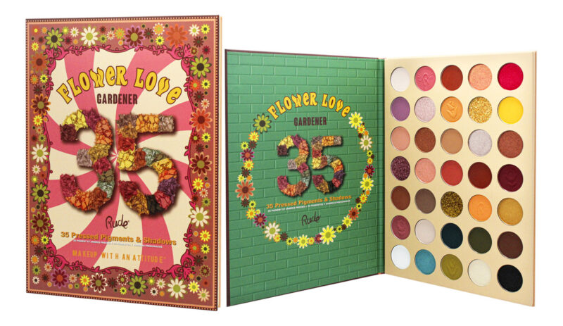 Paleta De Sombras Rude Cosmetics Flower Love 35 Gardener - Image 4