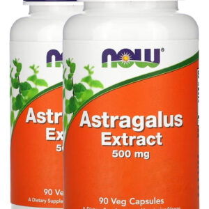 Astragalus Erva Chinesa 500mg 90cáps Importado 2un Now Foods