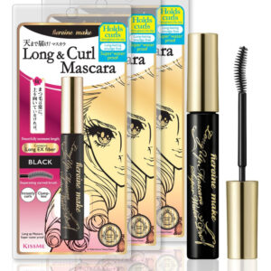 Mascara Heroine Make Kissme Long & Curl Waterproof, Pacote C