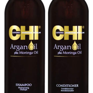 Conjunto De Shampoo E Condicionador Chi Argan Oil + Moringa