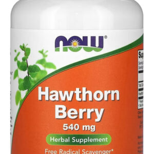 Hawthorn 540mg Baga Crataegus Now Foods 100veg Importado