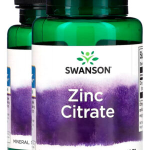 Citrato De Zinco 30 Mg Swanson 60 Capsulas Importado 2un