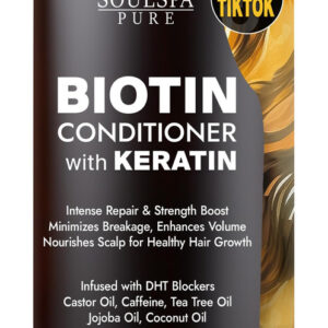 Condicionador Soulspa Pure Biotina Com Queratina 473ml Para