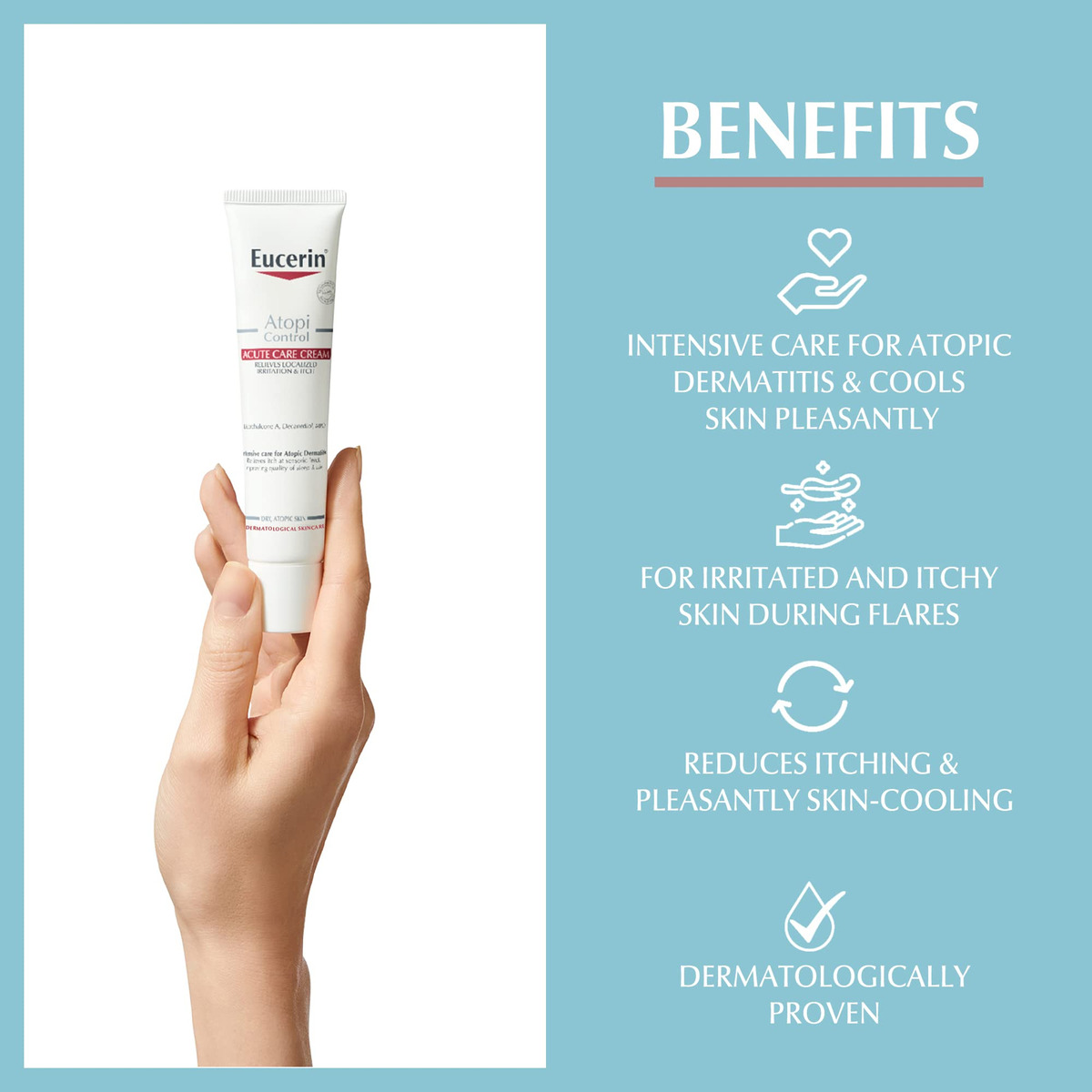 Creme Eucerin Atopicontrol Intensivo Calmante 40ml - Imagem 3