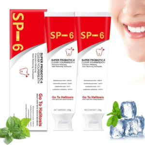 Pasta De Dente Sp6 Probiótica Branqueadora 2 Unidades