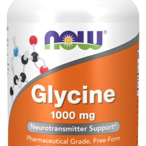 Glicina 1000 Mg 100 Cápsulas Veg Now Foods Melhora Do Sono