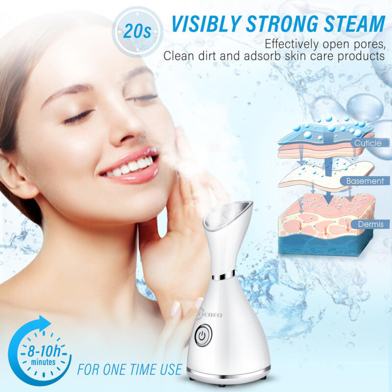 Umidificador De Névoa Quente Iônico Apedeo Nano Face Steamer - Image 4