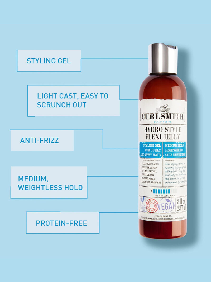 Gel Curlsmith Hydro Style Flexi-jelly Vegan 240 Ml Para Cabe - Image 3