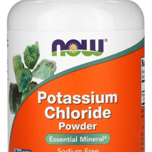 Now Foods Cloreto Potássio Pó 227g Sem Sódio Importado