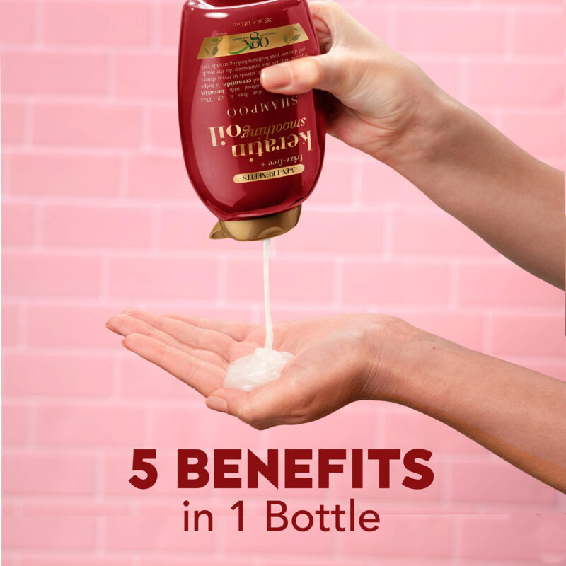 Shampoo De Óleo Suavizante De Queratina Frizzfree 5 1 - Image 7