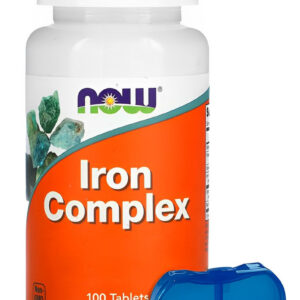 Complexo De Ferro Now Foods Iron Complex 100 Tabls