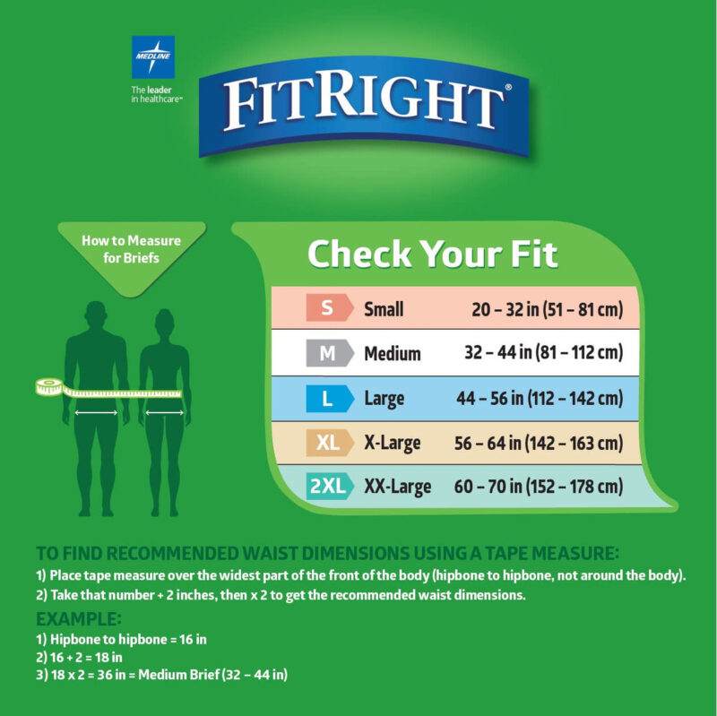 Fraldas Para Adultos Medline Fitright Optifit Extra+ Moderat - Imagem 6