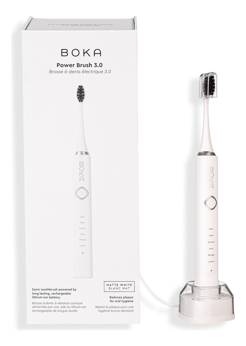 Escova De Dentes Elétrica Boka 3.0 Para Adultos Com 2 Cabeça