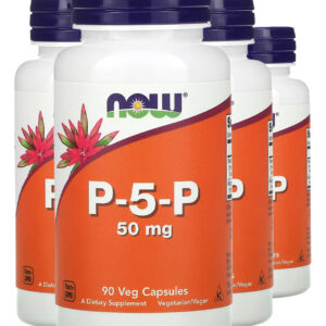 P-5-p 50mg 90 Cápsulas Importado 4un Now Foods