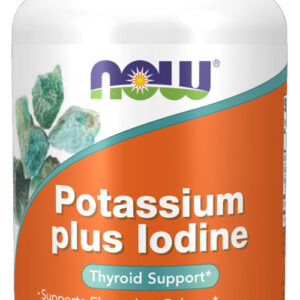 Potássio Plus Iodo Now Foods Potassium Plus Iodine 180tablts Sabor Sem Sabor