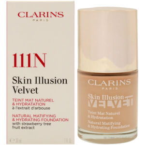 Fundação Clarins Skin Illusion 111n Auburn 30ml Para Mulhere