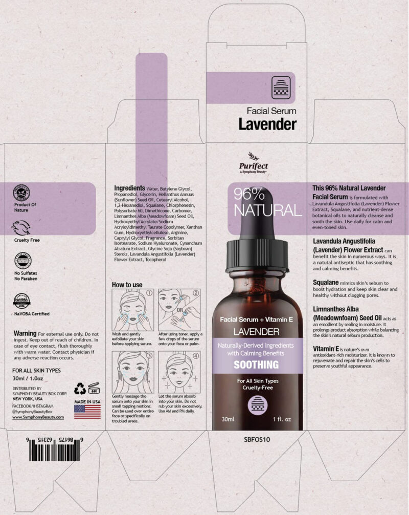 Sérum Facial Purifect Lavender 30ml Com Esqualeno De Vitamin - Image 2
