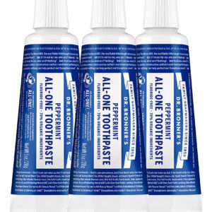 Pasta De Dentes Dr. Bronner's All-one Peppermint 30ml, Pacot