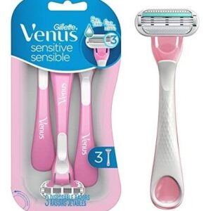Lâminas De Barbear Descartáveis Gillette Venus Sensitive Par