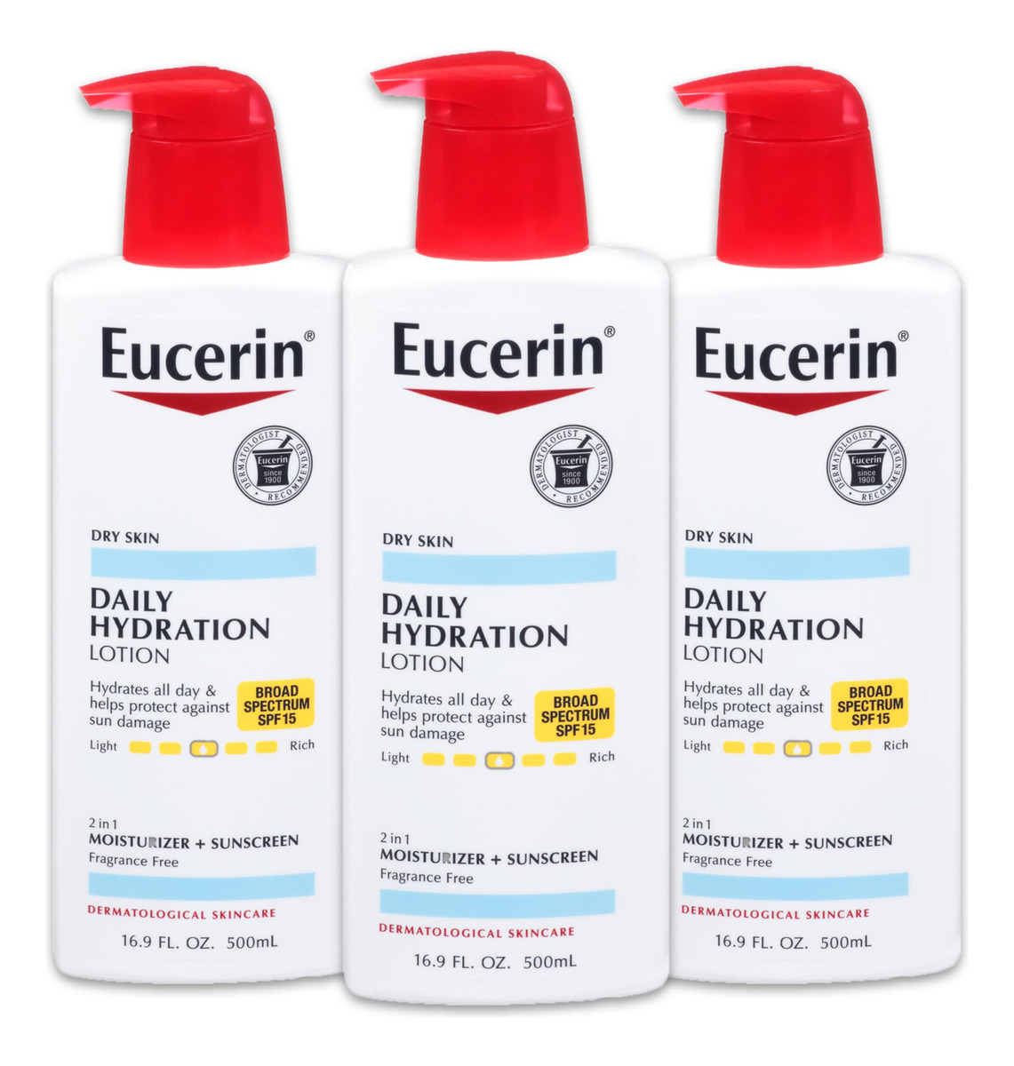 Loção Corporal Eucerin Daily Hydration Spf 15 500ml (pacote