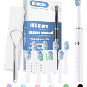 Escova De Dentes Elétrica Oralexis Para Adultos/crianças 8 C