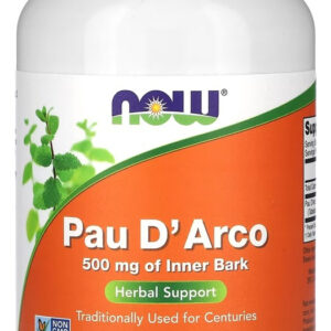 Pau Darco 500mg 250veg Caps Nowfoods Importado