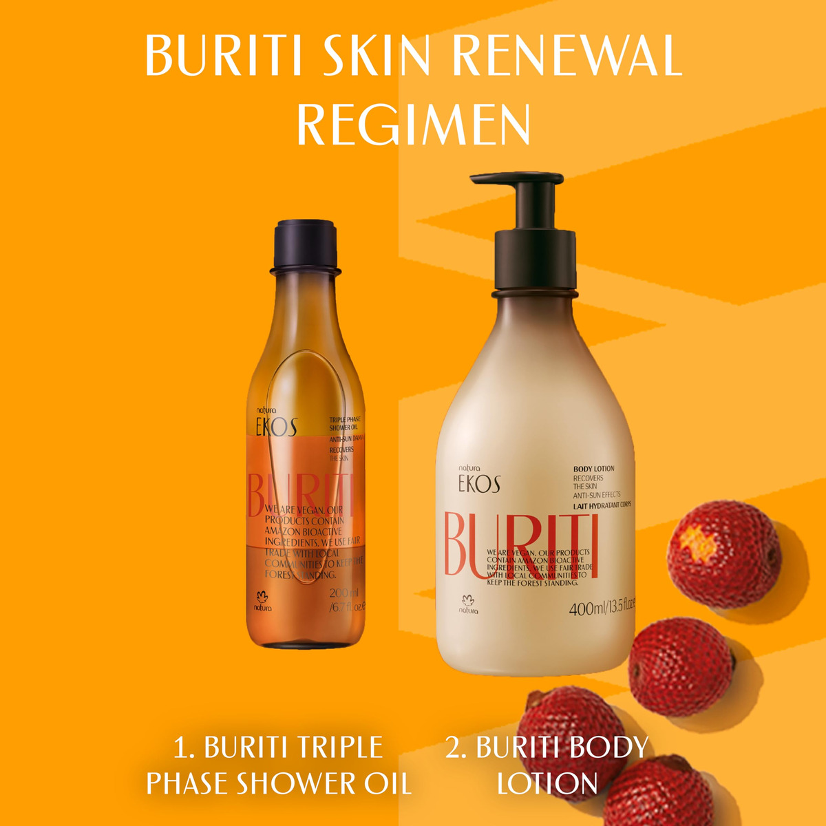 Loção Corporal Natura Ekos Buriti Recovery 400ml Vegan - Imagem 5
