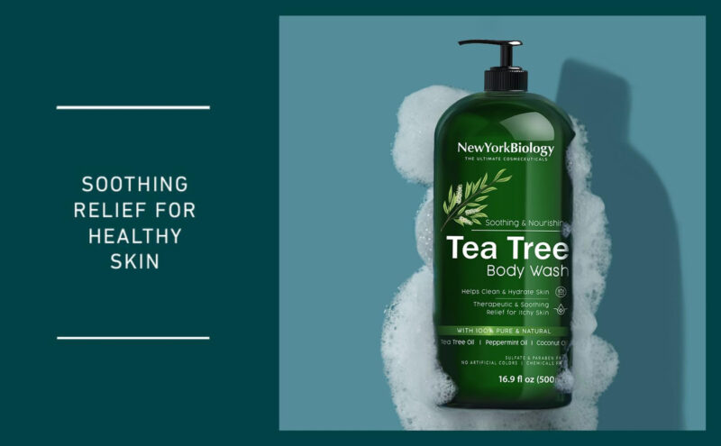 Sabonete Líquido New York Biology Tea Tree 500 Ml Para Homen - Image 6