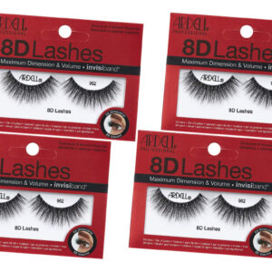 Cílios Postiços Ardell Strip 8d Lashes 952, Pacote Com 4